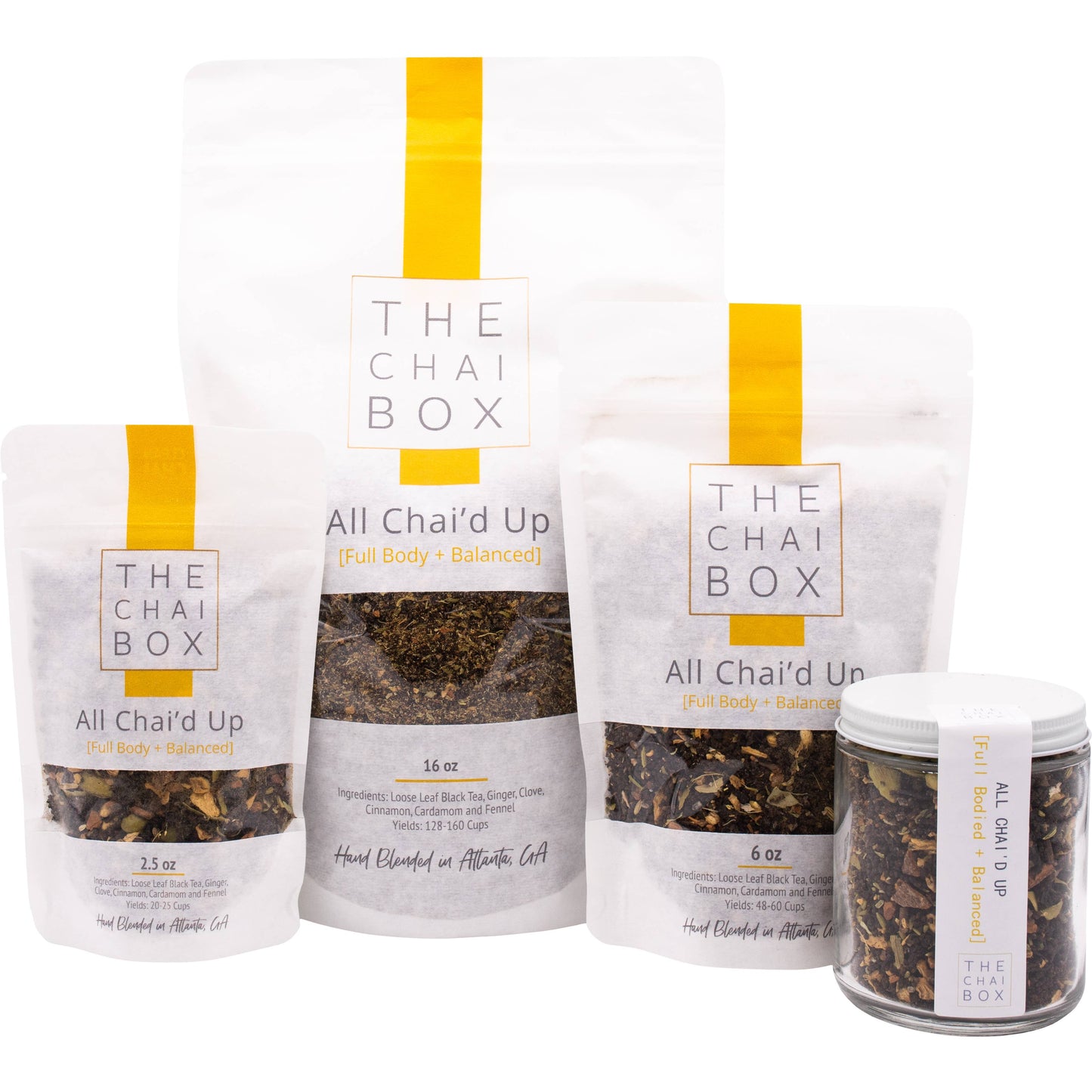 The Chai Box - All Chai'd Up - Traditional Masala Chai (Tea): 2.5oz