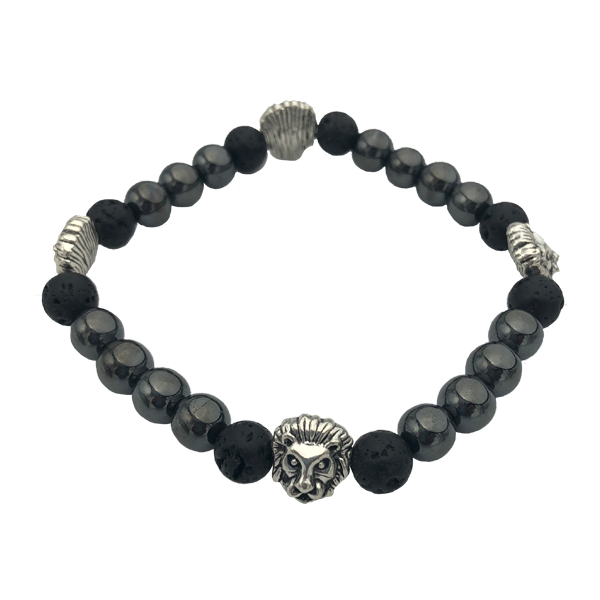 Beaded Bracelet with Lion Accents - Masala My Life