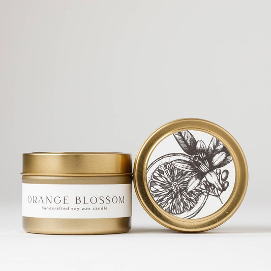 Nectar Republic - Orange Blossom : Tin Soy Candle