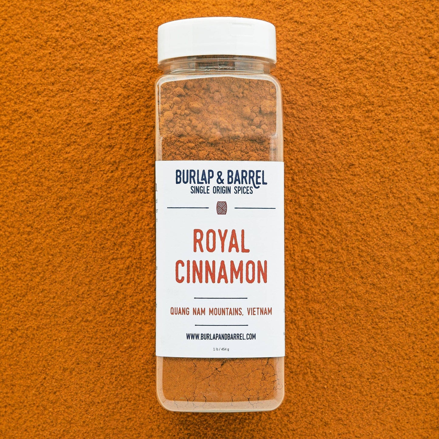 Burlap & Barrel - Royal Cinnamon (Saigon cinnamon, Vietnamese cinnamon) Spice: 1.8 oz glass jar