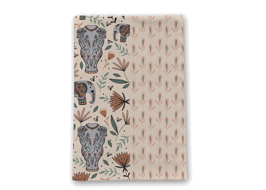 Amicreative - Elephant Jungle Tea Towel
