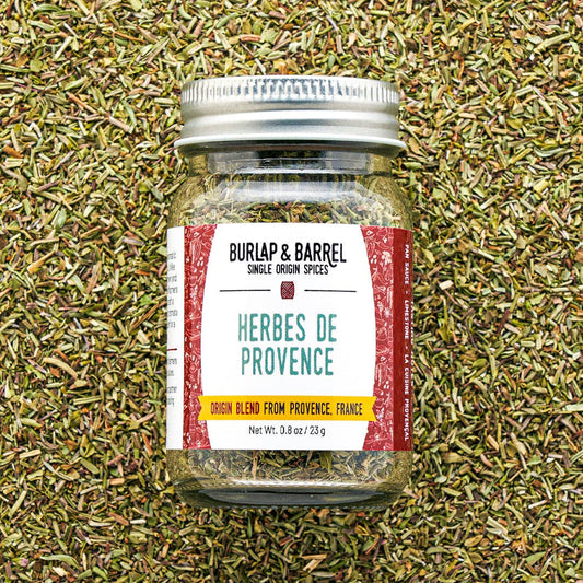 Burlap & Barrel - Herbes de Provence - Single Origin Spice & Seasoning Blend: 0.8 oz glass jar