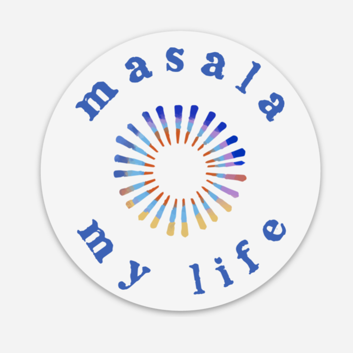 Masala My Life Sticker
