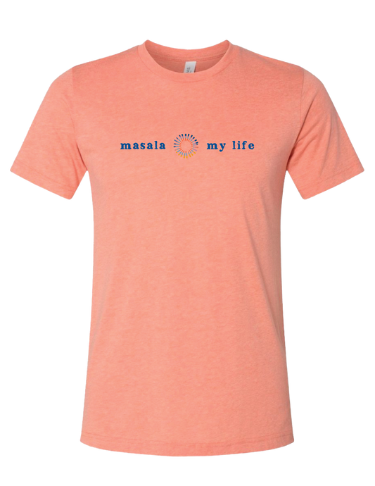Masala My Life Logo Tee (Sunset) - Masala My Life